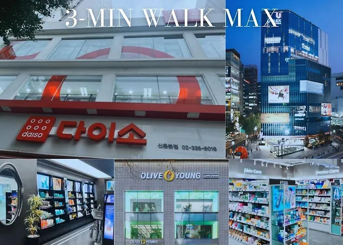 公寓 Chillpop Stay, Sinchon Station, 1f, 4ppl, 2br, Hongdae, Private 首爾