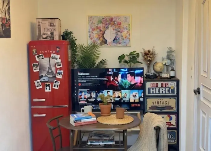 公寓 Chillpop Stay, Sinchon Station, 1f, 4ppl, 2br, Hongdae, Private